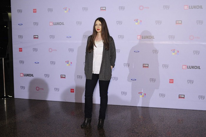 Beograd 05.03.2017. Ekipa filma Afterparty prosetala je crvenim tepihom pred projekciju kojom se zatvara 45 fest. U glavnim ulogama Lidija Vukicevic i Slobodan Bestic. foto Dusan Milenkovic