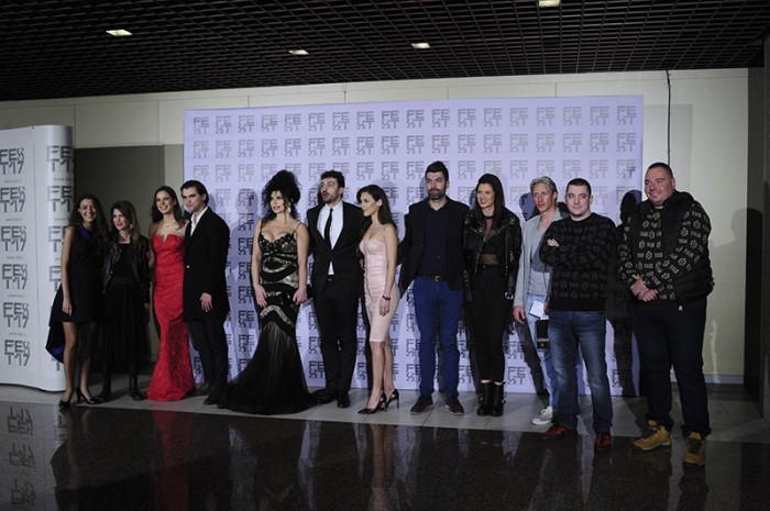 Beograd 05.03.2017. Ekipa filma Afterparty prosetala je crvenim tepihom pred projekciju kojom se zatvara 45 fest. U glavnim ulogama Lidija Vukicevic i Slobodan Bestic. foto Dusan Milenkovic